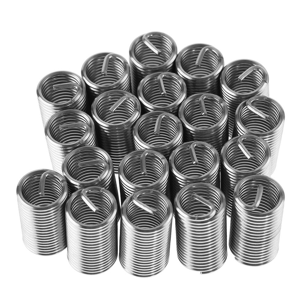 M14 Stainless Steel SS304 Coiled Wire Helical Screw Thread Inserts (M14*2*3 D, 20pcs)