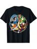 Avatars The Last Airbender All Characters T-Shirt - Adult Unisex - Black - Short Sleeve - Small - Classic Fit - Cotton Blend - Officially Licensed Nic