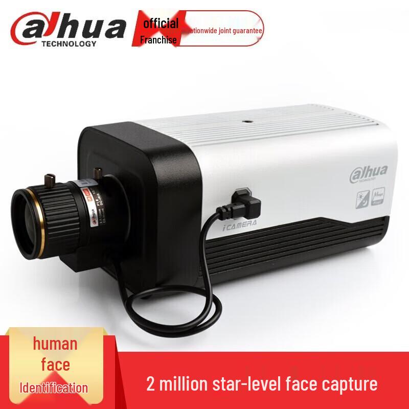 

Dahua DH-IPC-HF4243F-FD POE Starlight Facial Recognition Network Camera CN plug (adapter included)
