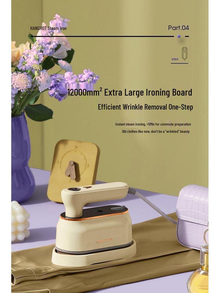 Compact Folding Garment Steamer & Iron