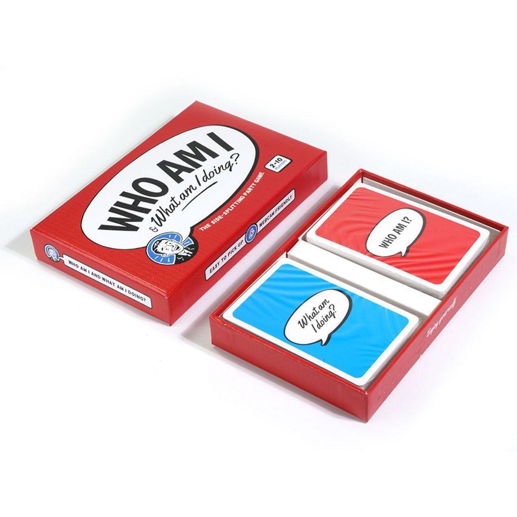 Whoami Card Game For Family Fun And Parentchild Interaction With Visual And Cognitive Development