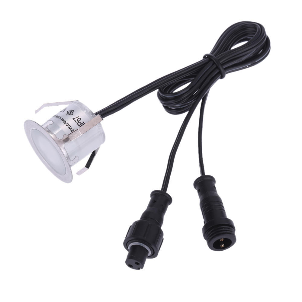 10PCS LED Deck Light 0.6W 500LM SMD2835 Small Recessed In-ground Underground IP67 Waterproof