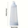 New 1000ml Hand Cranked Batter Mixer Bottle with Scale Batter Dispenser Pancake with Whisk Ball Baked Goods Easy-Squeeze LIJIAO