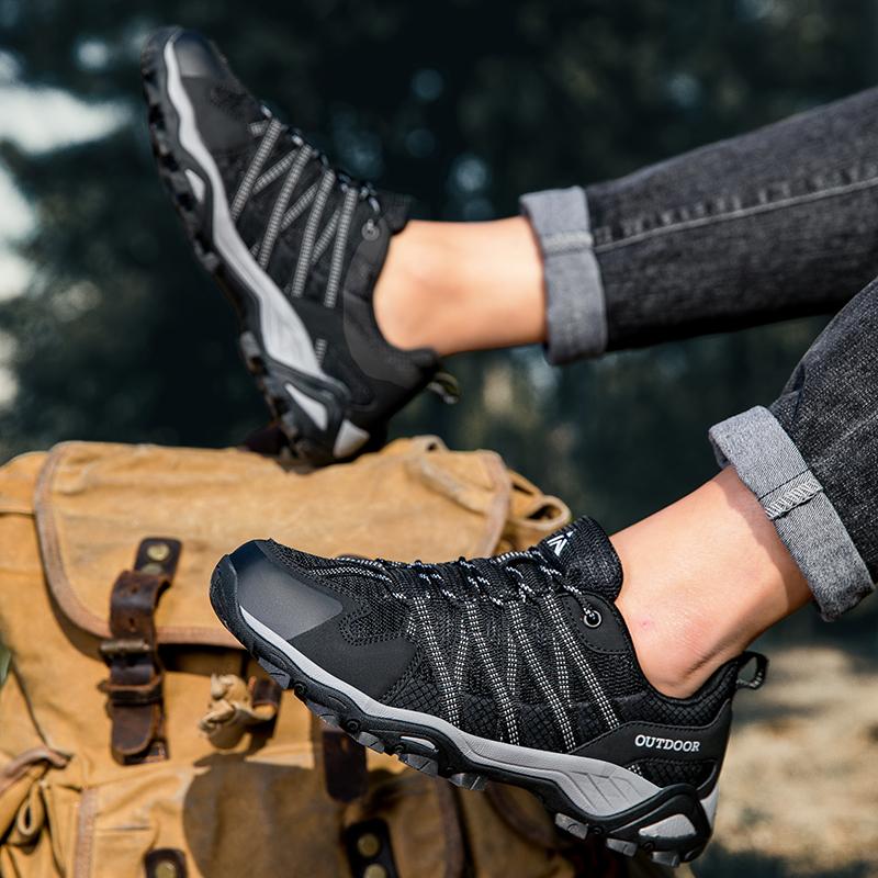 Hiking Shoes for Men Breathable Hunting Trekking Climbing Shoes Women Outdoor Sneakers Non-slip Sports Man Luxury Designer
