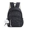 Schoolbag1011 new star schoolbag sweet and fresh girl style large capacity backpack light and fashionable middle and high school backpack