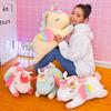 Rainbow Angel Unicorn Doll Plush Toy Large Throw Pillow Sleeping Doll Super Soft Ragdoll Birthday Gift