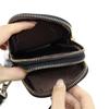2025 Women's Genuine Leather Phone Bag: Korean Style, Double Zipper, Vertical Shoulder Square Bag