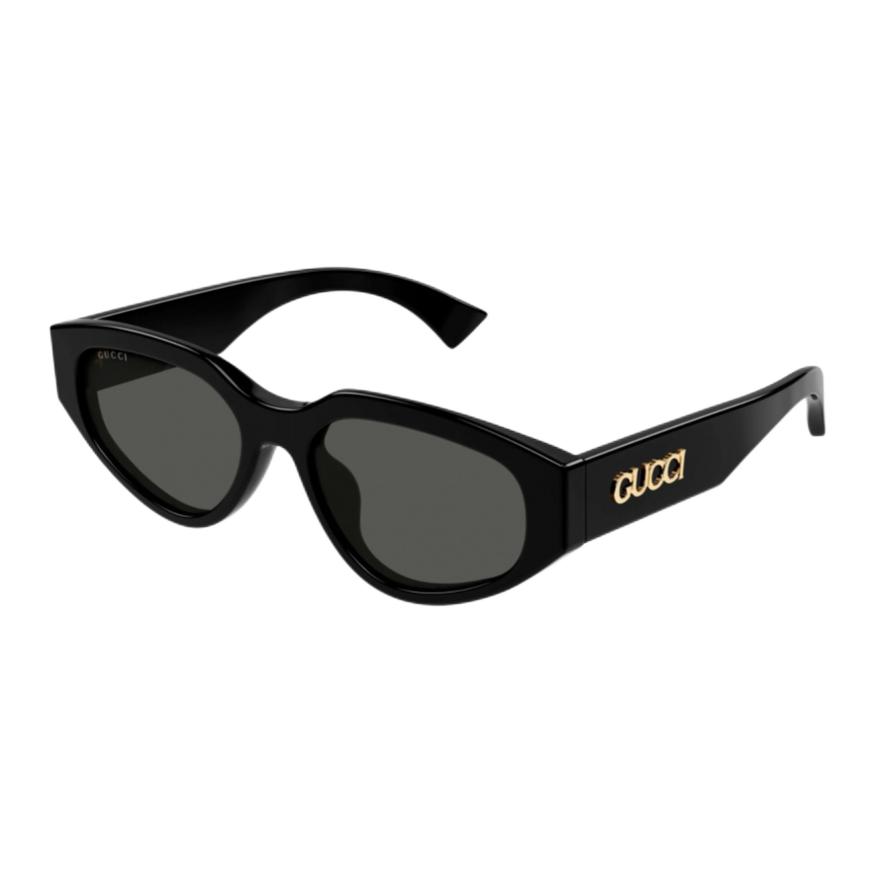 GUCCI Original Design Recycled Acetate Cat's Eye Sunglasses Unisex Couple Black