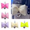 Stylish Bowknot Pendant Long Lasting Keychain Key Ornament Cute Bowknot Keyrings Perfect Gift for Fashionable Women Girl
