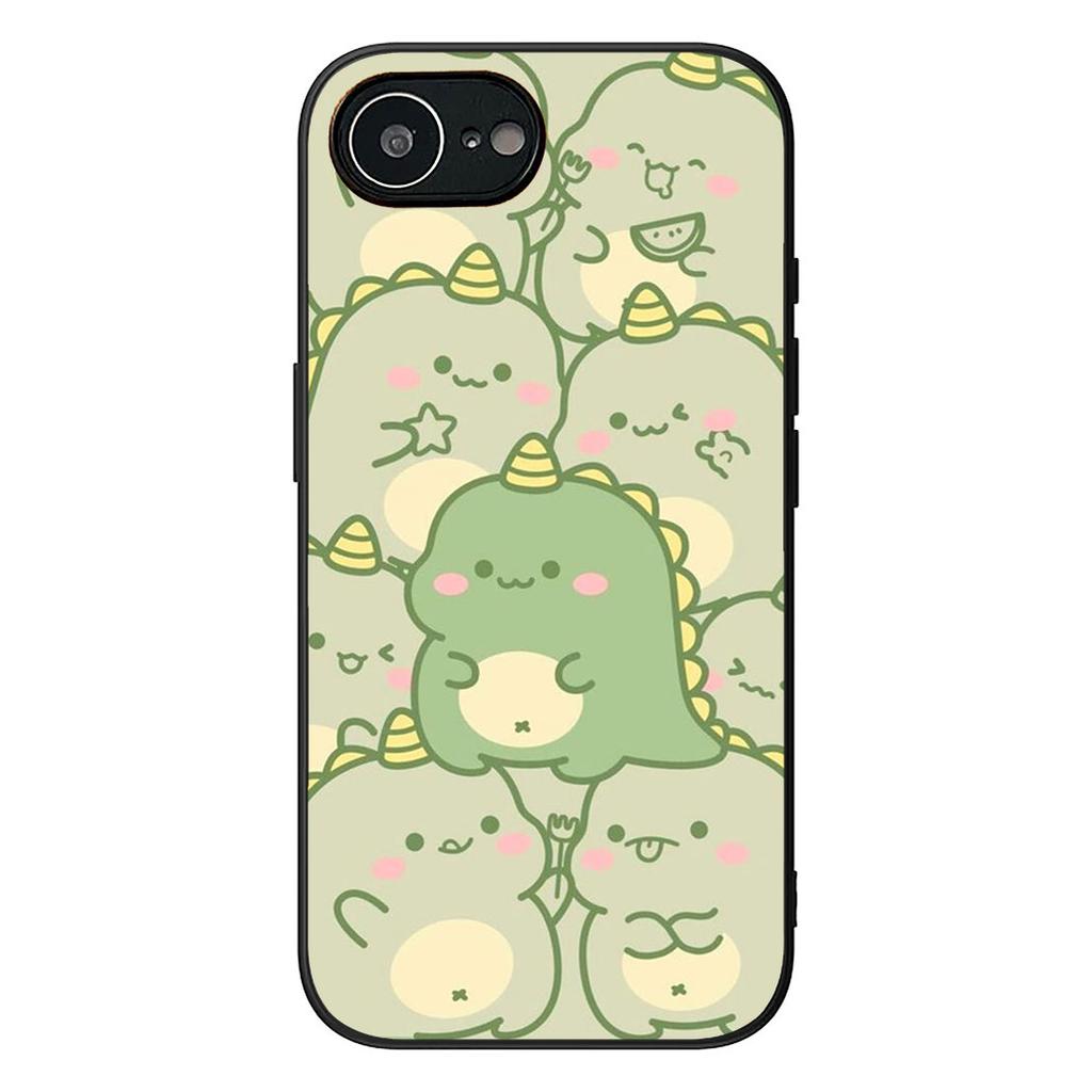 Anime Dinosaurs Cute Protective Cover for Apple iPhone 12 13 Mini XS 11 Pro Max 7 8 Plus XR SE 2022 SE3 + 8+ Phone Case