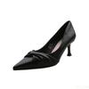 Ladies Summer New High Heels Casual Shallow Mouth Pointed Shoes Versatile Elegant Work Shoes Fashion Comfortable Women's Pumps