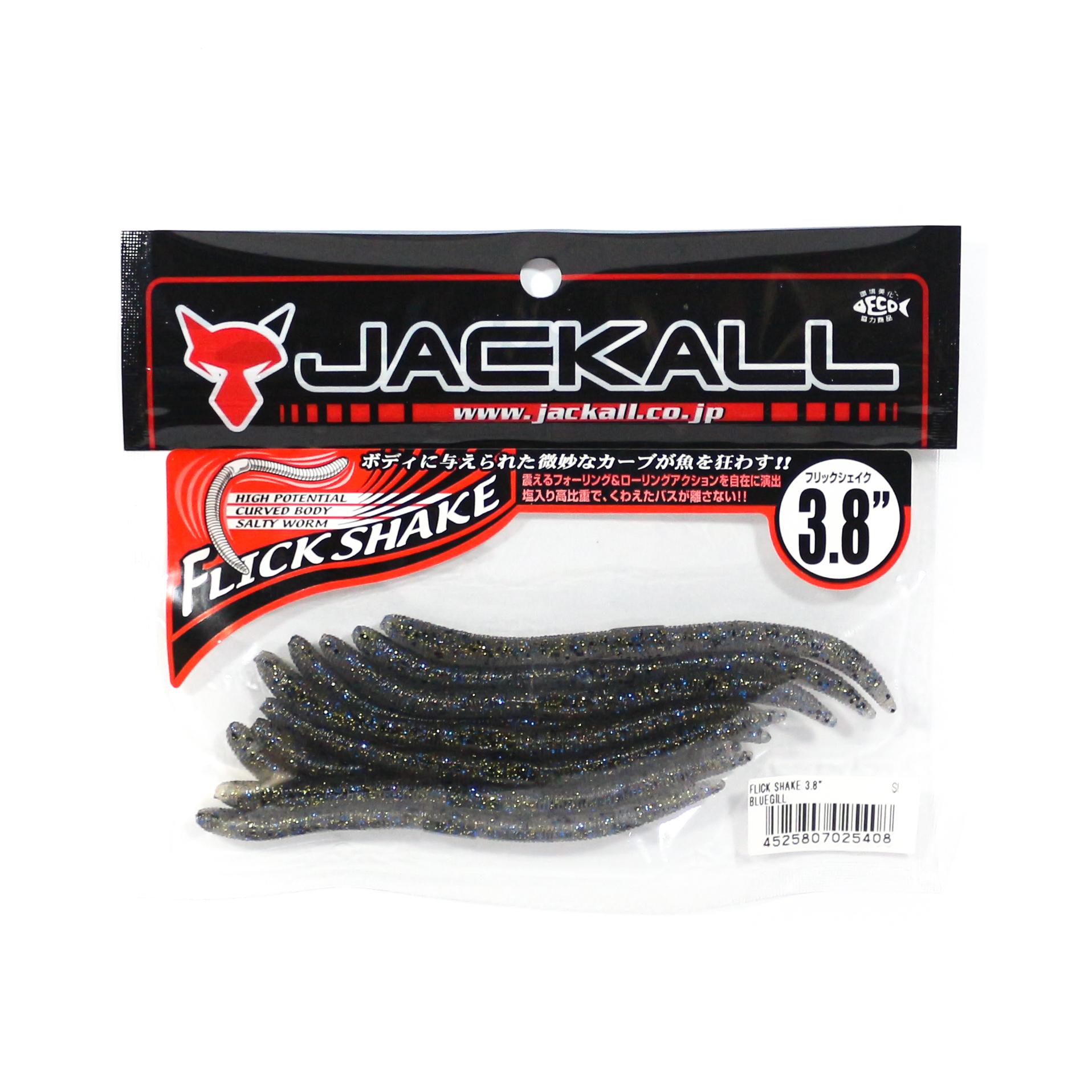 

Jackall Soft Lure Flick Shake 3.8 Inches Bluegill (5408)