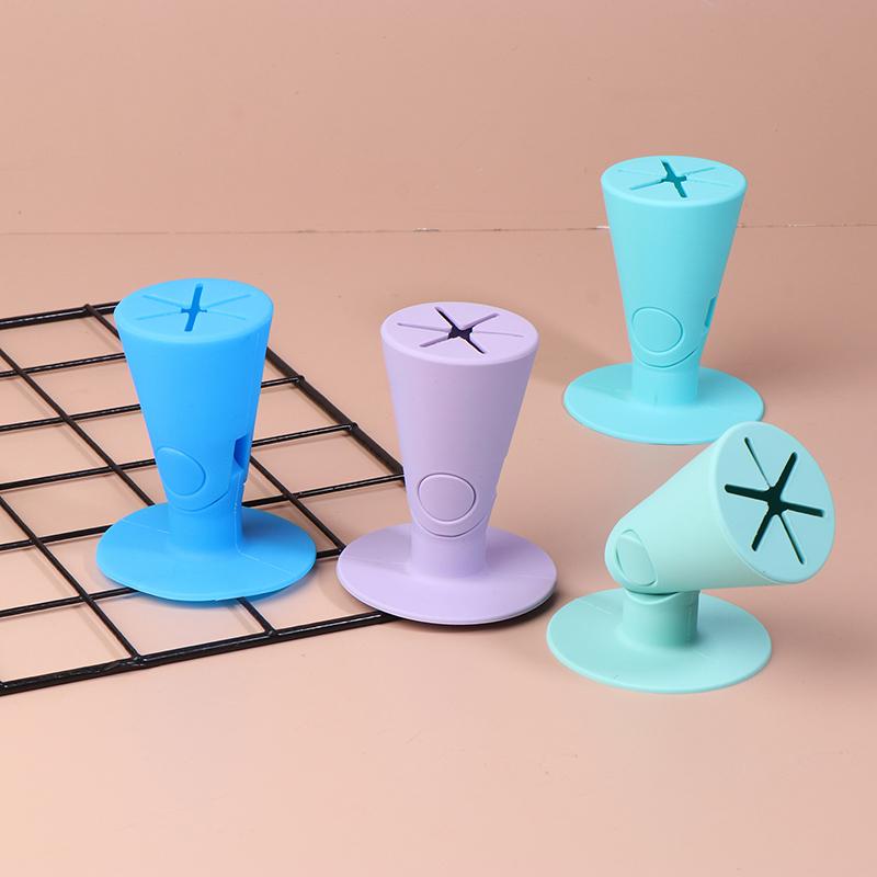 Support à Vernis à Ongles en Silicone Support pour Flacons de Vernis Nail Art Bricolage Salon Outils Accessoires pour Nail Art