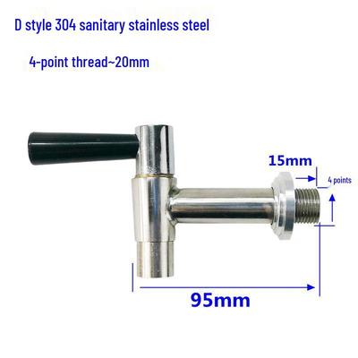 High-Temperature Resistant Copper Electric Water Heater Faucet & Accessories for Commercial Tanks