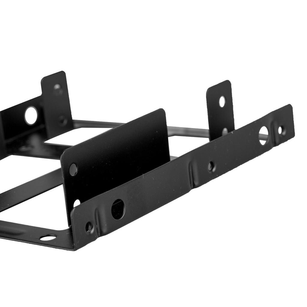 2.5" SSD To 3.5" Bracket Two Hard Drive HDD Bay Adapter SATA Cable Mounting Kit