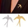 Delicate Legering Zwaluw Broche Vogel Ontwerp Veelzijdige Jurk Revers Pin Accessoire Voor Dagelijks Gebruik Speciale Gelegenheden