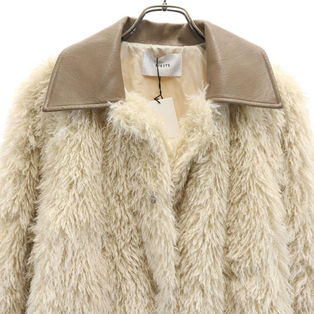 unused CISLYS Fur coat F Beige Women Used