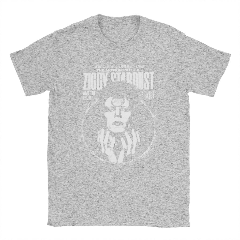 David Bowie Ziggy Stardust The Motion Leisure TShirts Cotton Tshirt for Unisexs YK Funny Pattern Short Sleeve Clothes