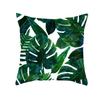 Exotic Plants And Floral Pattern Double-Sided Printed Pillow Cover Short Plush Suitable Living Room Bedrooms Throw Cushion Cover