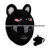 Motorcycle Helmet Decoration: Cartoon Rabbit, Toothless, Pumpkin Head Covers