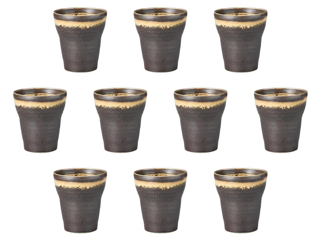 Set of 10 Akane Shochu Cups x cm Shochu Cups Setomonohonpo [9.5 10.7 (360cc)]