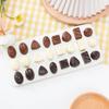 Fake Chocolate and Food Samples for and White 3 Colors x Set of 24 [Shinwa Hiroba] Candy, White, Black, Brown, Decoration, Christmas, Valentine's Day,