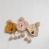 Korean Handmade Little Snowman Winter Baby Hat: Thick, Warm, Windproof Knit with Ear Protection for Children