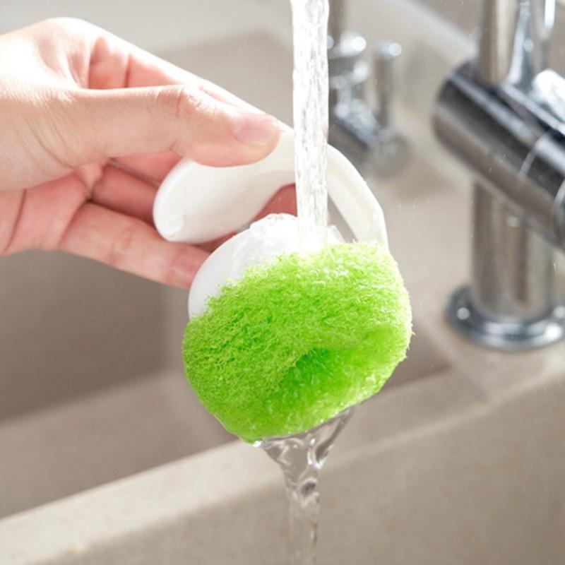 Pp Cleaning Multiuse Brush For Dishes Pots Cups With Hook Handle