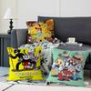 CUTE Cartoon C-Cuphead Pillow Case Removable Washable Cushion Cover – All-Season Soft Linen