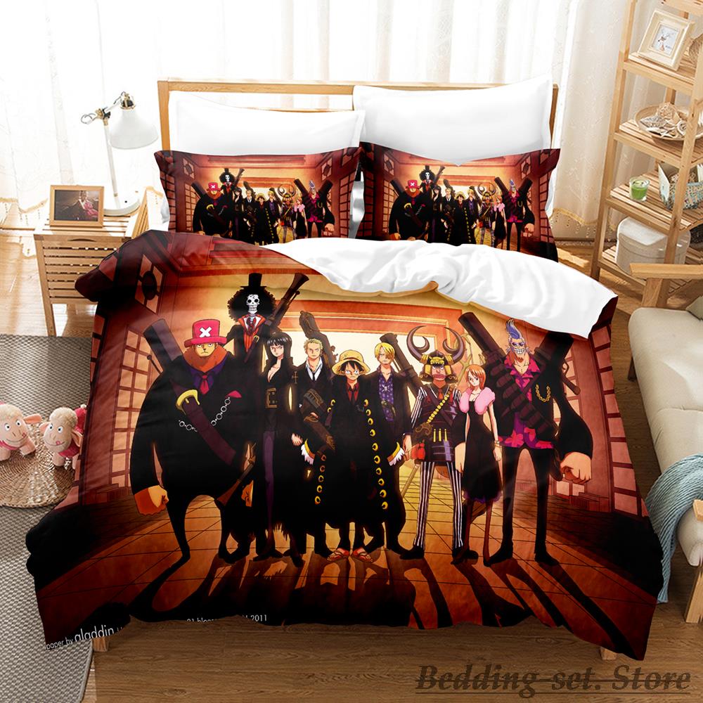 New Ulti Anime Bedding Set Single Twin Full Queen King Size Bed Set Adult Kid Bedroom Duvetcover Sets Anime Parure De Lit Bed