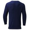 Men's Solid-color Long-sleeved Round-neck Pullover, Knitted Sweater, Men's Striped Sweater