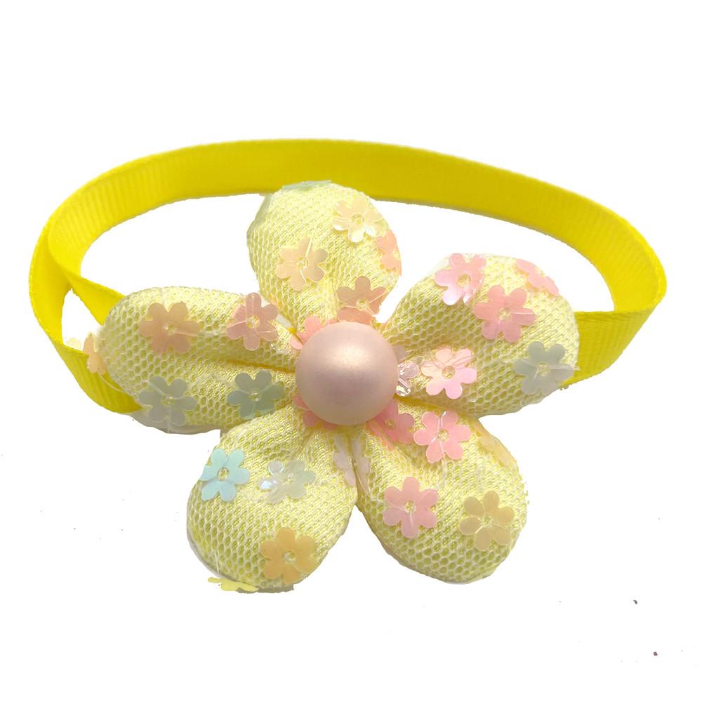 50/100pcs Pet Dog Grooming Supplies Cute Flower Style Puppy Dog Collar Bow Ties Accessories Cute Dogs Bow Tie Necktie