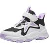 Anta Kids Comfortable Shock Absorbing Warm Mid-Top Casual Shoes Kids Casual Shoes White Purple A22446932-8