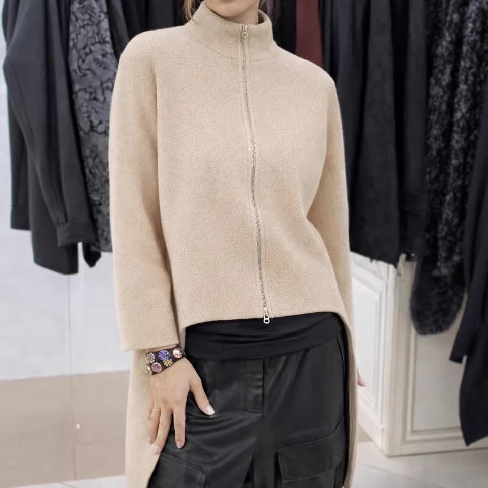 2026 Spring Women's European and American Zipper Thin Jacket