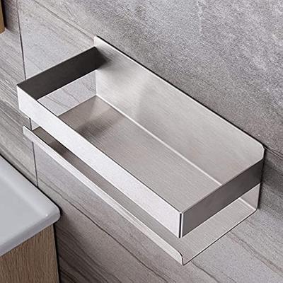 Shower Shelf, Self Adhesive Corner Bathroom Shelves Organizer, SUS 304 Stainless Steel