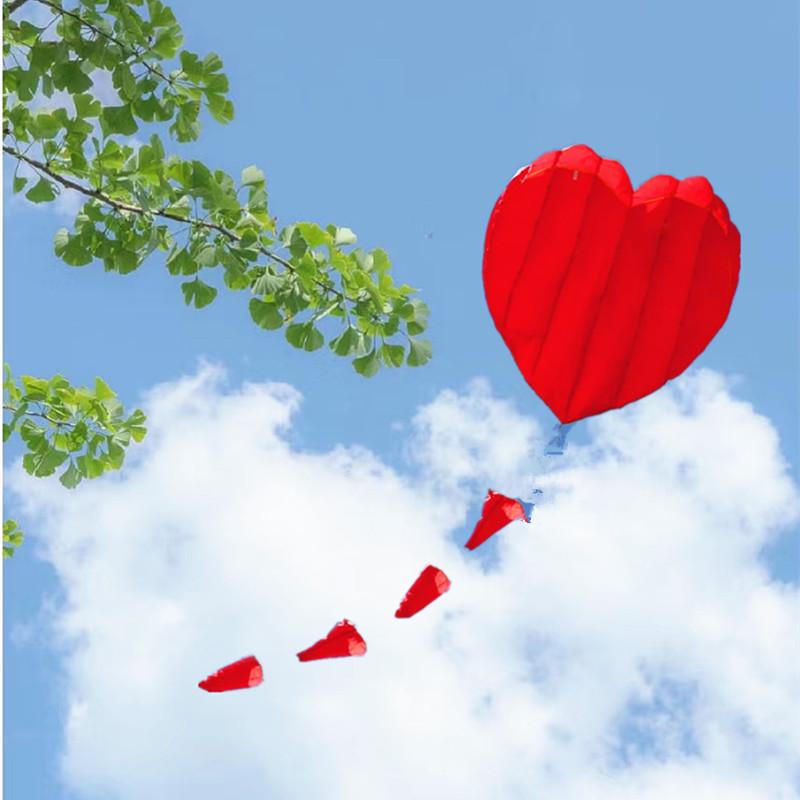 Weifang Red Heart Love Kite - Soft Body Adult Cross-Border Kite