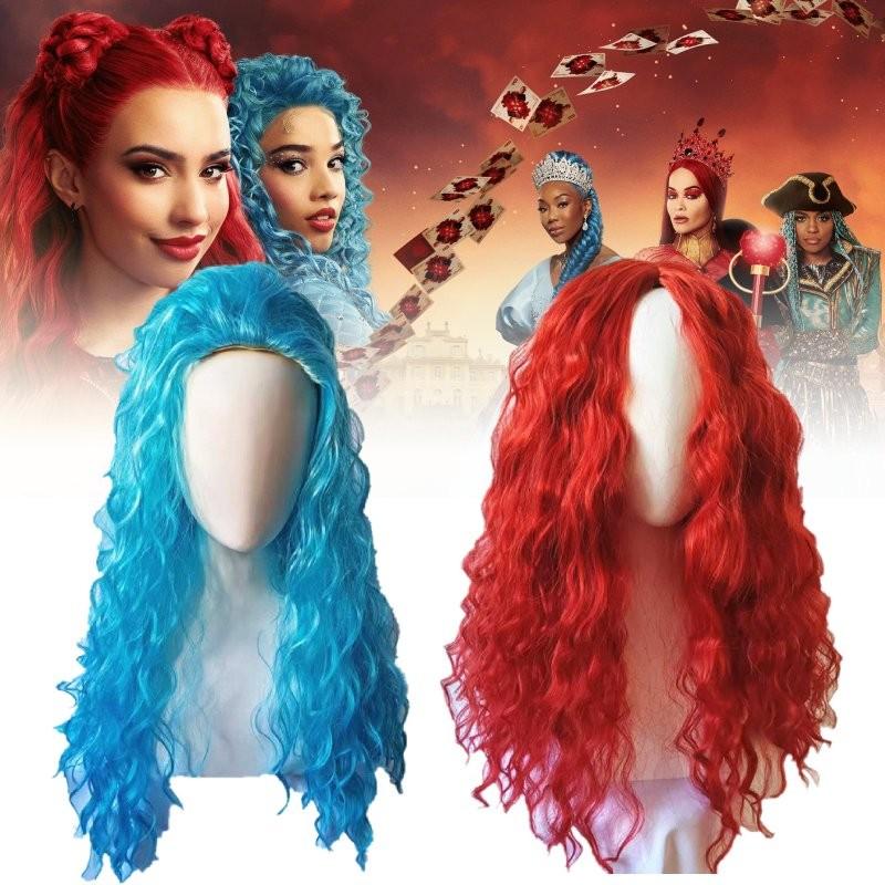 Gorgeous 2024 Vampire Heir Long Wig From Descendants 4 For Cosplay With Vibrant Colors