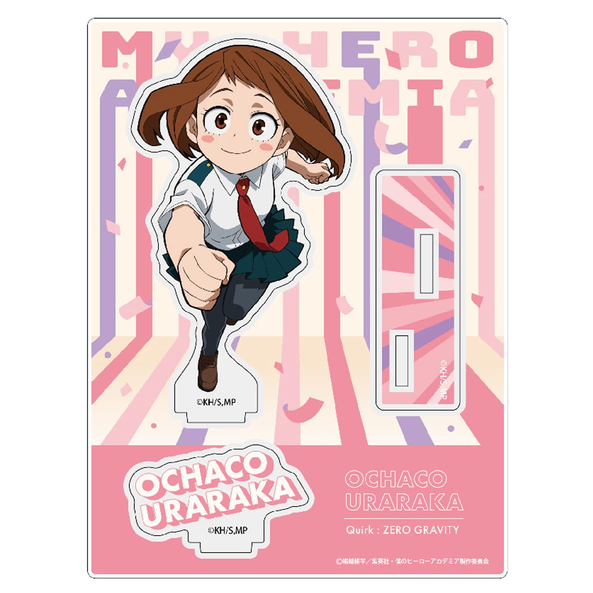 POMMOP My Hero Academia C Ochaco Uraraka Series Acrylic Stand W105xH140xD3mm RUN!! U91-22I-026