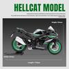 1/12 ZX-10R Locomotive Model Metal Die-cast Sound-Light Shock Absorbing Belt Display Base Ornament Halloween Toys