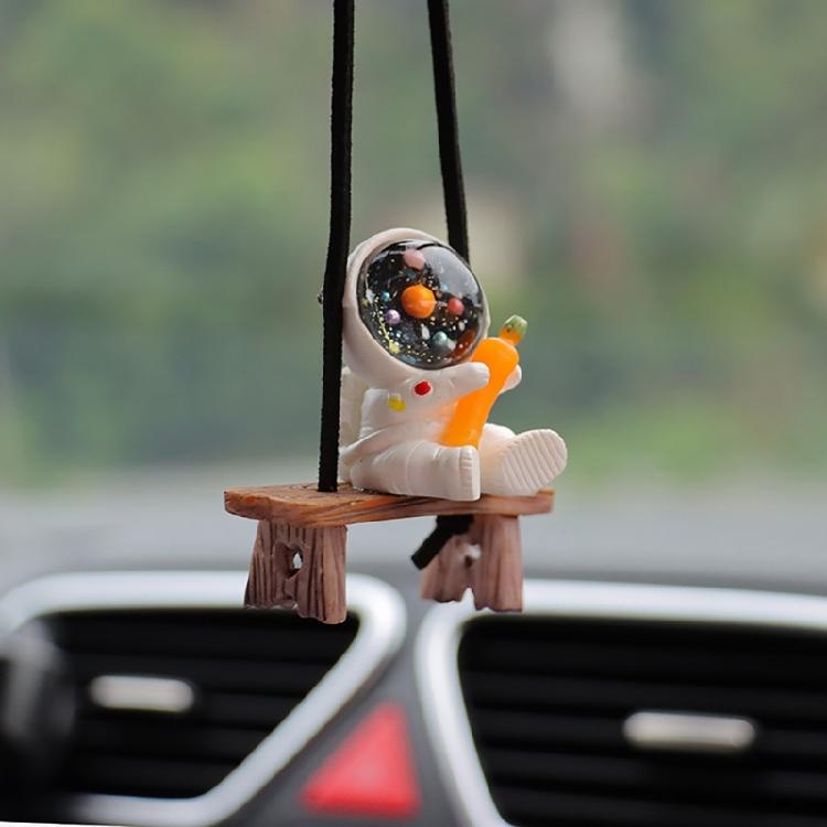 Car Pendant Hanging Ornament Astronaut New Year Gifts Rearview Mirrors Pendant