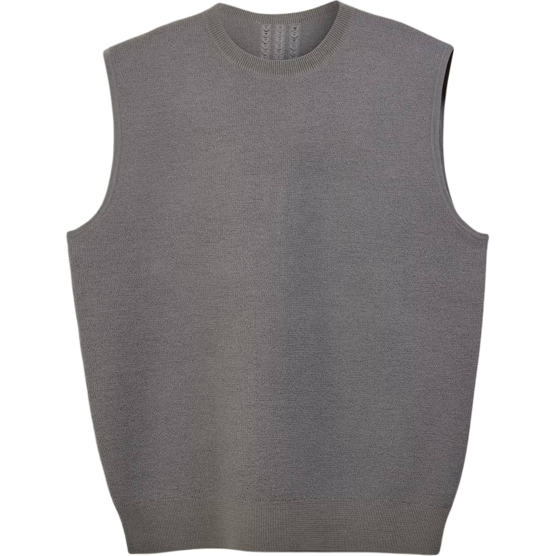 

Y-3 Solid Color Loose Fit Sleeveless T-Shirt Unisex tops Gray JD9851