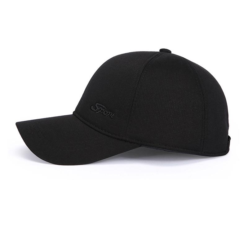 Baseball Cap Autumn Winter Men's Warm Caps Outdoor Cold-Proof Cotton Cap
