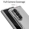 For Samsung Galaxy Z Fold 7 6 5 W26 W25 W24 Frameless PC Phone Case Zfold Special Edition Ultra-thin Transparent Protective Back Cover Shell