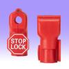 Universals 6mm Hole Anti Theft Hook Fasteners for Shelving Durability ABS Construction Easy Installation