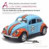 1/32 Scale Alloy Car Model Beetle Painted Racing Car Classical Car Model Rebound Door Opening Car Model For Children's Gifts