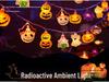 Light-Up Pumpkin String Lights for Halloween Decor and Party Ambiance
