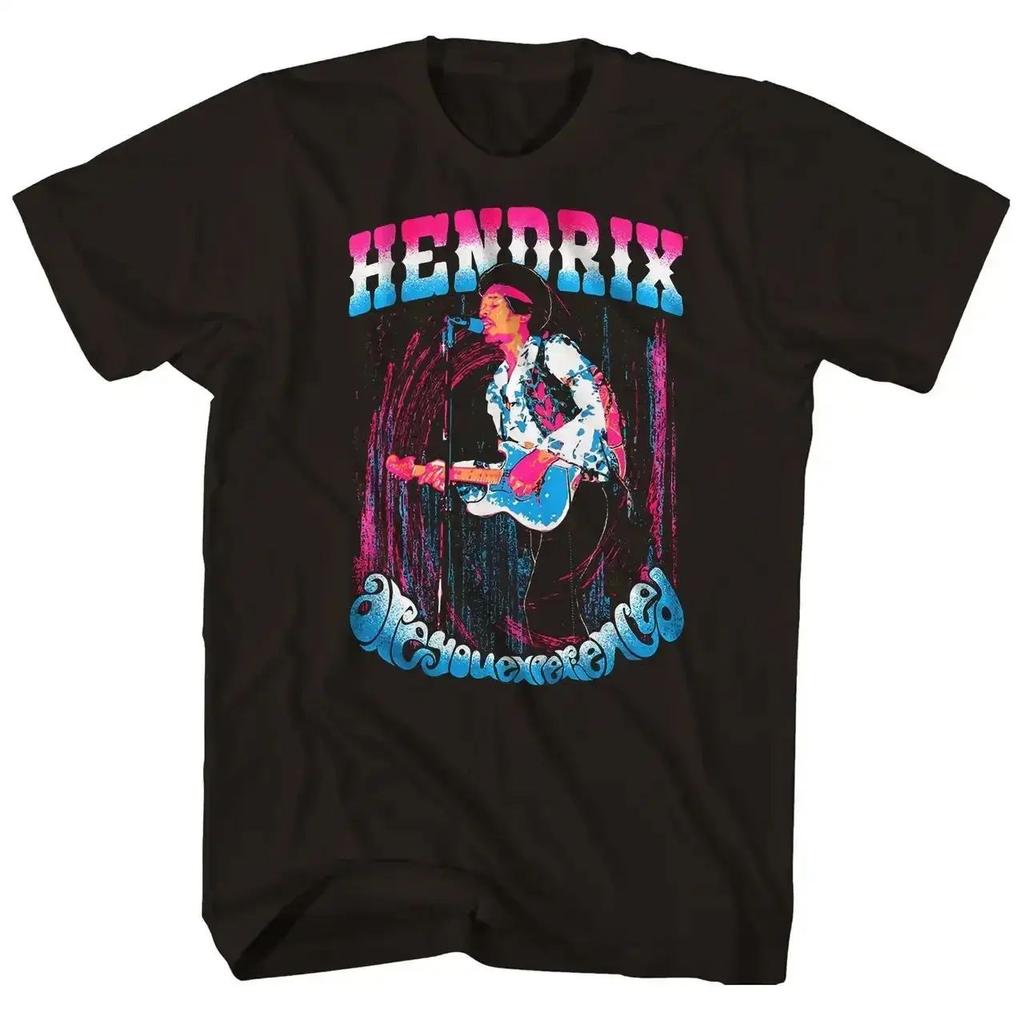 Vintage Rock Tops Jimi Hendrix Rock Musiciant Shirt 90s Y2k Tee Print Cotton Tshirts Casual Loose T Shirt Fans Gift Unisex