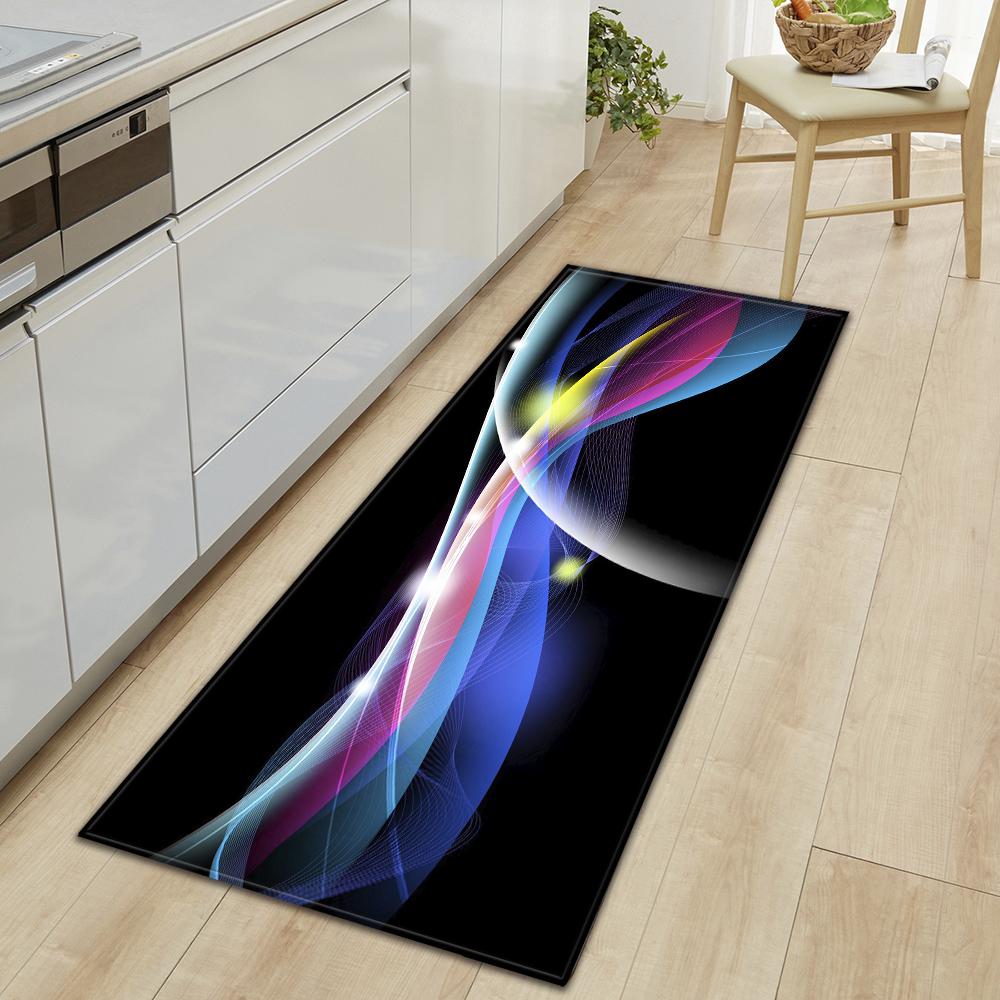 Kitchen Mat Entry Door Mat Living Room Bedroom Floor Carpet Corridor Bathroom Door Non-slip Floor Mat