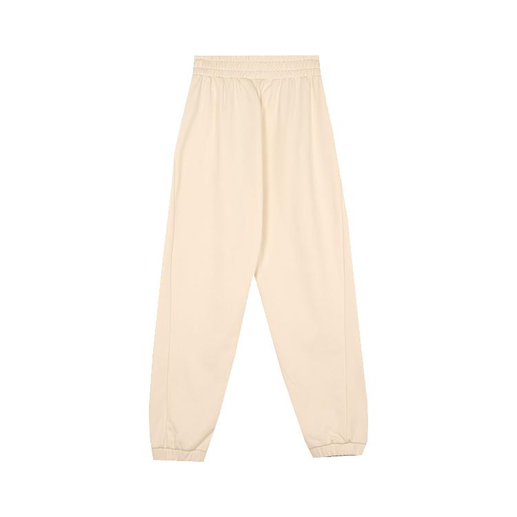 Puma Classics Fleece Lined Loose Fit Cuffed Knit Joggers Women bottoms Almond 632641-87