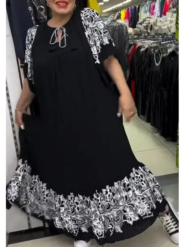 Summer 2025 Loose Printed Dress